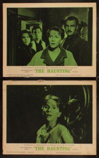 4h321 HAUNTING 8 LCs '63 Julie Harris, you may not believe in ghosts but you cannot deny terror!
