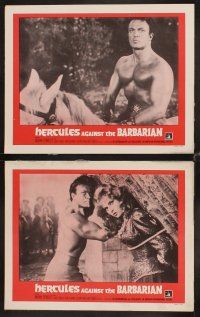 4h845 HERCULES AGAINST THE BARBARIAN 7 LCs '64 Mark Forest, Maciste nell'inferno di Gengis Khan