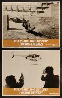 4h329 HICKEY & BOGGS 8 LCs '72 Bill Cosby & Robert Culp keep firing until they hit anything!