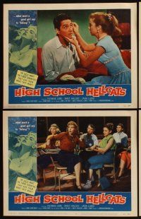 4h332 HIGH SCHOOL HELLCATS 8 LCs '58 best AIP bad girl, what must a good girl say to belong?