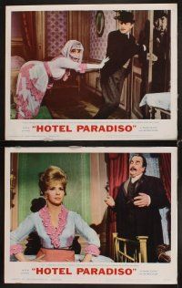 4h341 HOTEL PARADISO 8 LCs '66 Alec Guinness, Gina Lollobrigida, Robert Morley, English comedy!