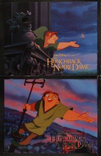 4h344 HUNCHBACK OF NOTRE DAME 8 English LCs '96 Walt Disney cartoon from Victor Hugo's novel!
