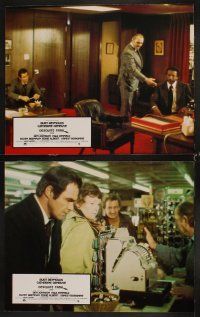 4h347 HUSTLE 8 Spanish/U.S. LCs '75 Robert Aldrich directed, Burt Reynolds & sexy Catherine Deneuve!