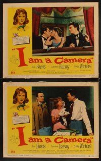 4h349 I AM A CAMERA 8 LCs '55 Ron Randell, Laurence Harvey, Julie Harris, Shelley Winters!