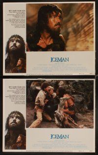 4h353 ICEMAN 8 LCs '84 Fred Schepisi, John Lone is an unfrozen 40,000 year-old neanderthal caveman!