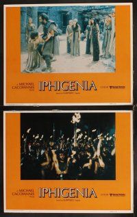 4h365 IPHIGENIA 8 LCs '78 Michael Cacoyannis' Ifigeneia, based on the tragedy by Euripides, Greek!