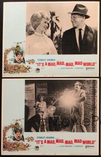 4h935 IT'S A MAD, MAD, MAD, MAD WORLD 4 LCs R70 Spencer Tracy, Milton Berle, Stanley Kramer classic!
