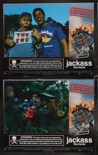 4h372 JACKASS THE MOVIE 8 LCs '02 Johnny Knoxville, Bam Margera, Presto Lacy, Wee Man!