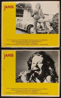 4h846 JANIS 7 LCs '75 great images of the rock & roll star performing & off stage!