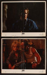 4h381 JOHNNY HANDSOME 8 LCs '89 Mickey Rourke, Ellen Barkin, directed by Walter Hill!