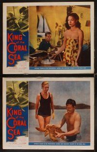 4h392 KING OF THE CORAL SEA 8 LCs '56 scuba divers Chips Rafferty & Ilma Adey in Australia!