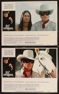 4h402 LEGEND OF THE LONE RANGER 8 LCs '80 Klinton Spilsbury in the title role, Michael Horse!