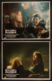 4h422 LOOKING FOR MR. GOODBAR 8 Spanish/U.S. LCs '77 Diane Keaton, young Richard Gere, Tuesday Weld!