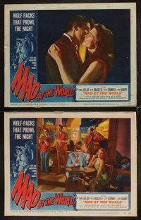 4h429 MAD AT THE WORLD 8 LCs '55 sexy bad girl & teen hoodlums terrorizing the innocent!