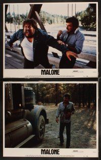 4h432 MALONE 8 LCs '87 cool images of Burt Reynolds, Lauren Hutton, Cliff Robertson!