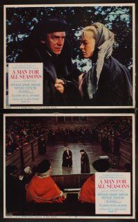 4h433 MAN FOR ALL SEASONS 8 LCs '67 Paul Scofield, Robert Shaw, Best Picture Academy Award!