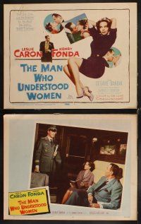 4h435 MAN WHO UNDERSTOOD WOMEN 8 LCs '59 Henry Fonda, super sexy Leslie Caron, Cesare Danova!