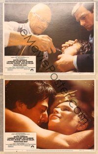 4h962 MARATHON MAN 3 LCs '76 Dustin Hoffman, Olivier, Schlesinger, includes teeth drilling card!