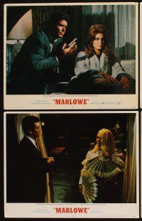 4h440 MARLOWE 8 LCs '69 sexy Gayle Hunnicutt, hard boiled detective James Garner, Bruce Lee!