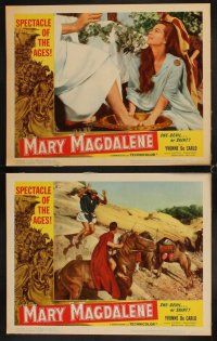 4h443 MARY MAGDALENE 8 LCs '60 La Spada e la croce, sexy Yvonne De Carlo, she-devil or saint?