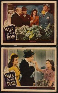 4h854 MEN IN HER DIARY 7 LCs '45 Peggy Ryan, Jon Hall, Louise Allbritton, the blush of the year!