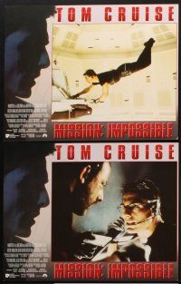 4h016 MISSION IMPOSSIBLE 10 LCs '96 Tom Cruise, Jean Reno, Brian De Palma directed!