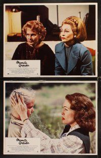4h464 MOMMIE DEAREST 8 Spanish/U.S. LCs '81 of Faye Dunaway as Joan Crawford, directed by Frank Perry!