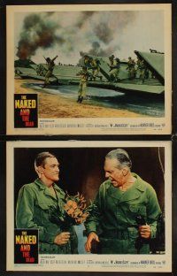 4h480 NAKED & THE DEAD 8 LCs '58 from Norman Mailer's novel, Aldo Ray in World War II!