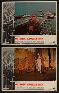 4h493 OH WHAT A LOVELY WAR 8 LCs '69 John Mills in Richard Attenborough wacky World War II musical