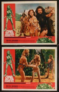 4h501 ONE MILLION YEARS B.C. 8 LCs '66 images of sexiest prehistoric cave woman Raquel Welch!
