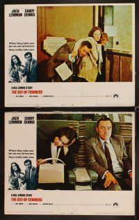4h510 OUT-OF-TOWNERS 8 LCs '70 Jack Lemmon, Sandy Dennis, written by Neil Simon!