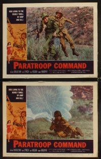 4h515 PARATROOP COMMAND 8 LCs '59 WWII kids living to the deadly thrill of jump & kill!