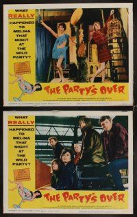 4h517 PARTY'S OVER 8 LCs '66 Oliver Reed, Ann Lynn, directed by Guy Hamilton!