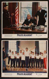 4h531 POLICE ACADEMY 8 LCs '84 Steve Guttenberg, Kim Cattrall, Bubba Smith, Michael Winslow!