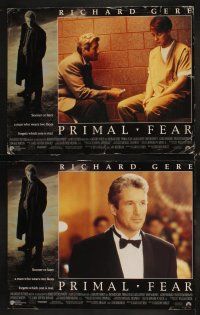 4h538 PRIMAL FEAR 8 LCs '96 Richard Gere, Edward Norton, Laura Linney!