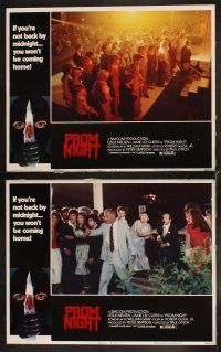 4h863 PROM NIGHT 7 LCs '80 Jamie Lee Curtis won't be coming home if she's not back by midnight!