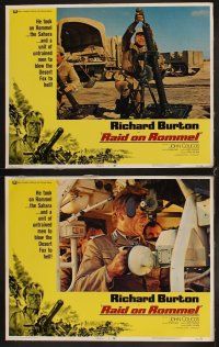 4h549 RAID ON ROMMEL 8 LCs '71 Richard Burton, Wolfgang Preiss as The Desert Fox!