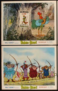 4h947 ROBIN HOOD 4 LCs '73 Walt Disney's cartoon version, the way it REALLY happened!