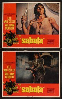 4h581 SABATA 8 LCs '70 Lee Van Cleef, the man with gunsight eyes comes to kill!