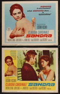 4h585 SANDRA 8 LCs '66 Luchino Visconti's Vaghe stelle dell'Orsa, sexy Claudia Cardinale!