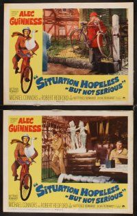 4h868 SITUATION HOPELESS-BUT NOT SERIOUS 7 LCs '65 Alec Guinness, Michael Connors, Robert Redford