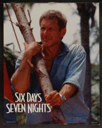 4h622 SIX DAYS SEVEN NIGHTS 8 LCs '98 Ivan Reitman, Harrison Ford & Anne Heche stranded on island!