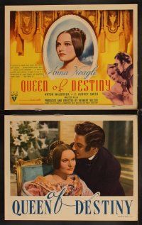 4h624 SIXTY GLORIOUS YEARS 8 LCs '39 beautiful Anna Neagle as Victoria, Queen of Destiny!