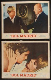 4h631 SOL MADRID 8 LCs '68 David McCallum, sexy Stella Stevens, Telly Savalas, heroin bust!