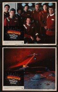 4h650 STAR TREK II 8 LCs '82 The Wrath of Khan, William Shatner, Ricardo Montalban, sci-fi sequel!