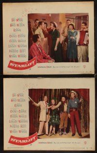 4h653 STARLIFT 8 LCs '51 Gary Cooper, James Cagney, Doris Day, Virginia Mayo & all-star cast!