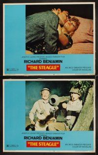 4h657 STEAGLE 8 LCs '71 Richard Benjamin, Chill Wills, Cloris Leachman, craps gambling scene!