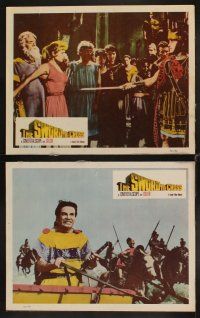 4h870 SWORD & THE CROSS 7 LCs '60 Gianna Maria Canale, Jorge Mistral, Marisa Allasio!
