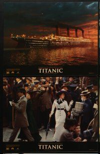 4h903 TITANIC 6 LCs '97 Leonardo DiCaprio, Kate Winslet, directed by James Cameron!