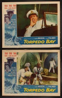 4h724 TORPEDO BAY 8 LCs '64 James Mason, Lilli Palmer, world's most desperate undersea exploit!